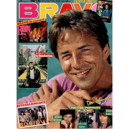 BRAVO Nr.11 / 5 März 1987 - Don Johnson