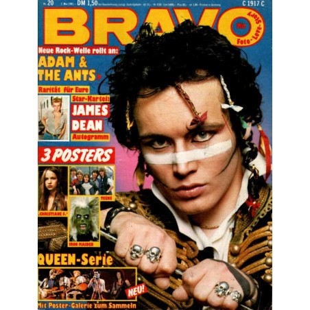 BRAVO Nr.20 / 7 Mai 1981 - Adam & The Ants