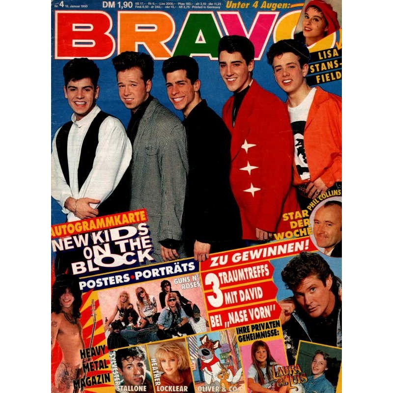 BRAVO Nr.4 / 18 Januar 1990 - New Kids on The Block