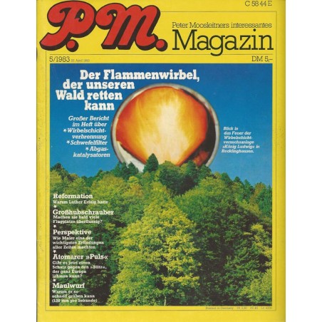 P.M. Ausgabe August 5/1983 - Der Flammenwirbel ...