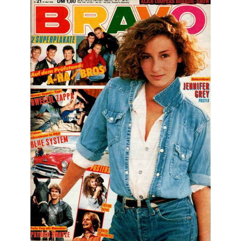 BRAVO Nr.21 / 19 Mai 1988 - Jennifer Grey