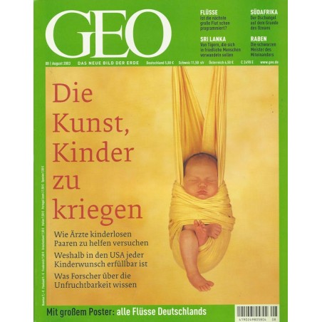 Geo Nr. 8 / August 2003 - Die Kunst, Kinder zu kriegen