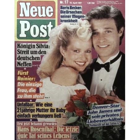 Neue Post Nr.17 / 16 April 1987 - Denverstar John James