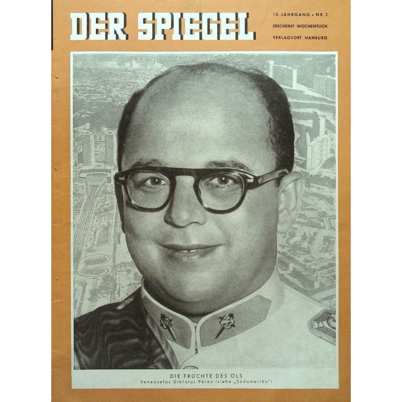 Der Spiegel Nr.2 / 11 Januar 1956 - Diktator Perez