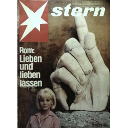 stern Heft Nr.32 / 11 August 1963 - Rom Marmorstatue
