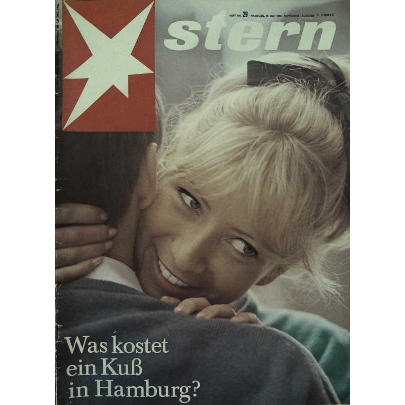 stern Heft Nr.29 / 19 Juli 1964 - Was kostet ein Kuß in Hamburg?