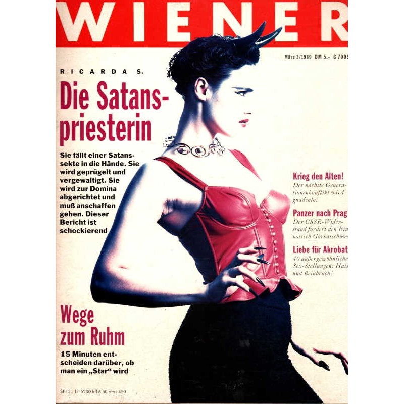 Wiener Heft Nr.3 / März 1989 - Die Satanspriesterin
