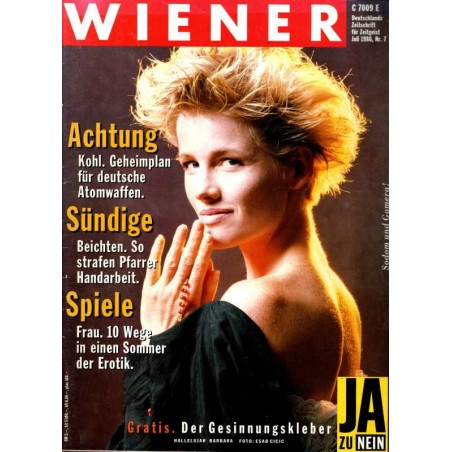 Wiener Heft Nr.7 / Juli 1986 - Barbara von Talents