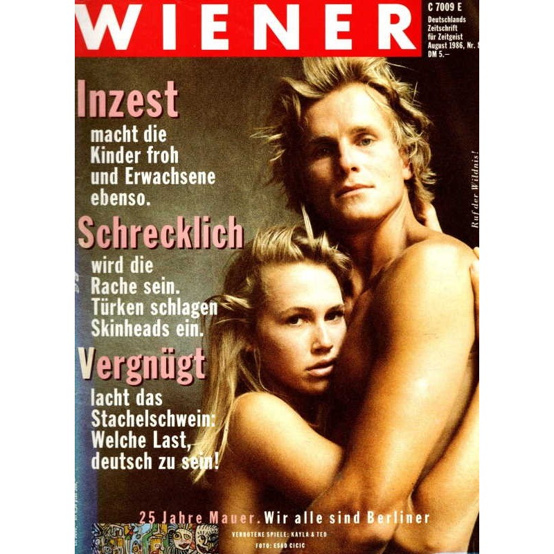 Wiener Heft Nr.8 / August 1986 - Ruf der Wildnis!