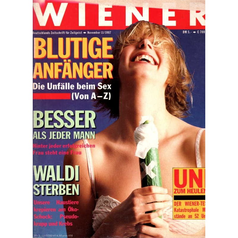 Wiener Heft Nr.11 / November 1987 - Blutige Anfänger