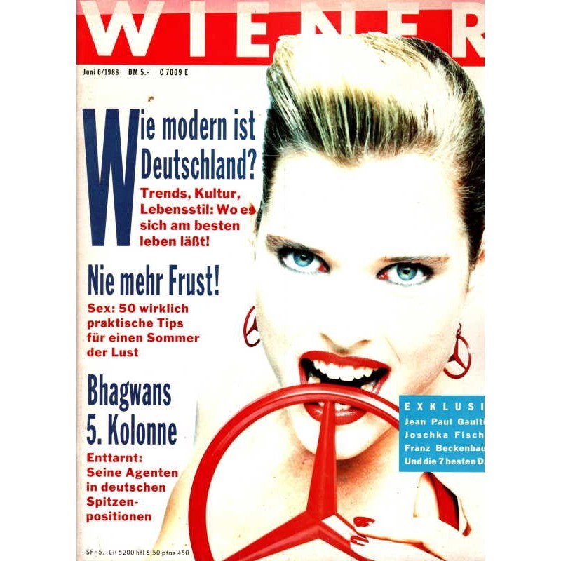 Wiener Heft Nr.6 / Juni 1988 - Wie modern ist Deutschland?