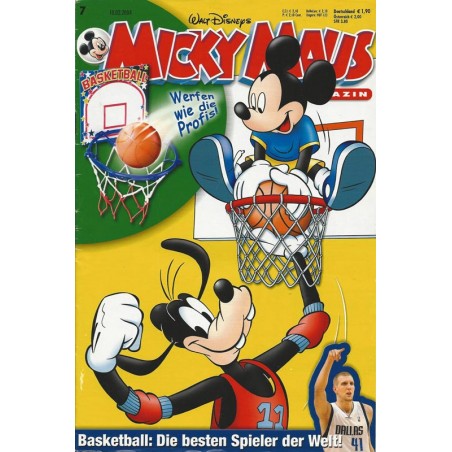 Micky Maus Nr. 7 / 10 Februar 2004 - Basketball