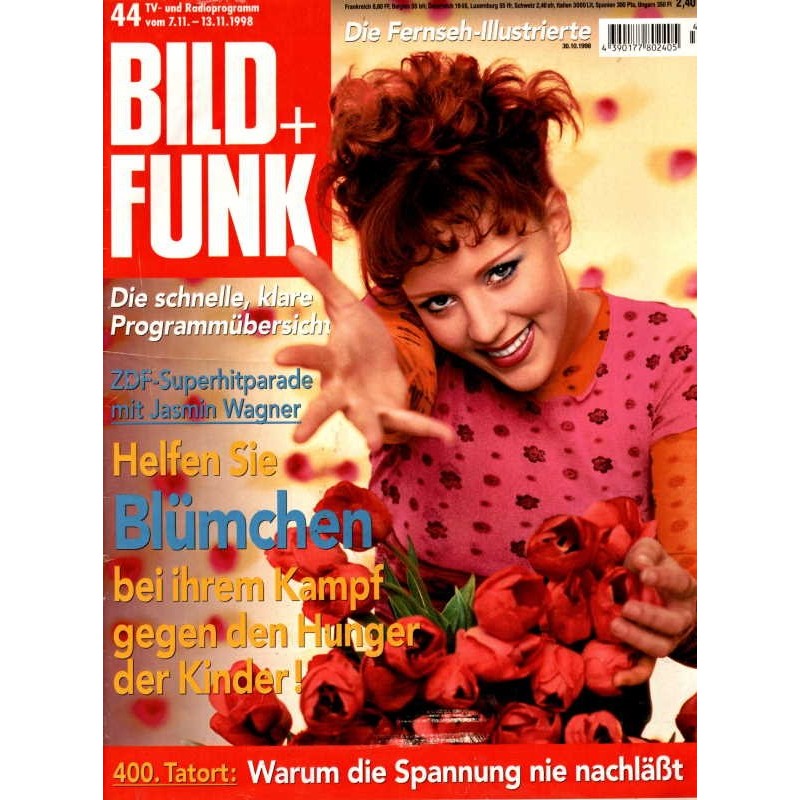 Bild und Funk Nr. 44 / 7 bis 13 Nov. 1998 - Jasmin Wagner