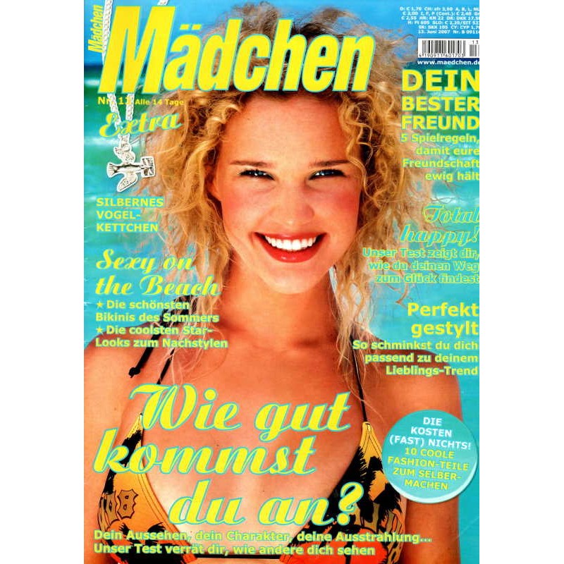Mädchen Nr.13 / 13 Juni 2007 - Wie gut kommst du an?