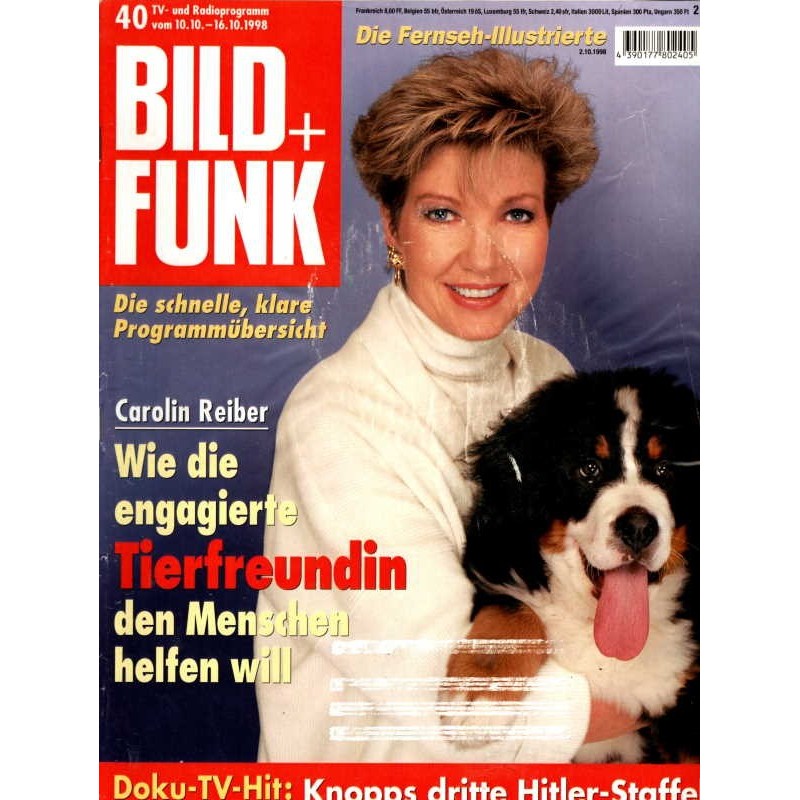 Bild und Funk Nr. 40 / 10 bis 16 Oktober 1998 - Carolin Reiber