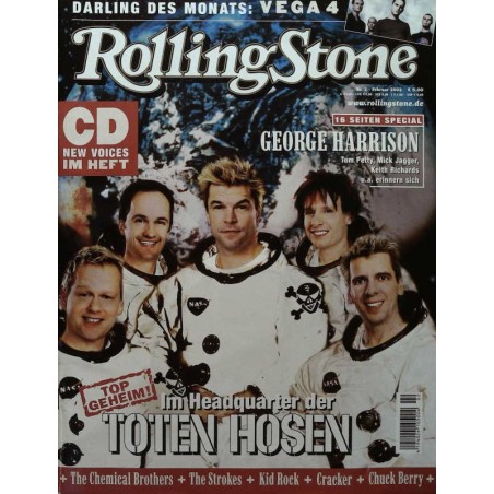 Rolling Stone Nr.2 / Febr. 2002 & CD Vol. 49 - Die Toten Hosen