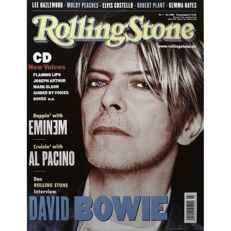 Rolling Stone Nr.7 / Juli 2002 & CD Vol. 53 - David Bowie