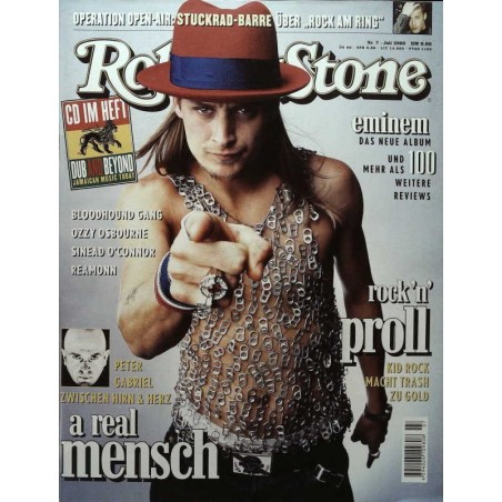 Rolling Stone Nr.7 / Juli 2000 & CD Vol. 15 - Kid Rock