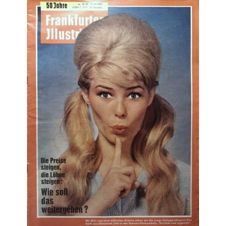 Frankfurter Illustrierte Nr.28 / 15 Juli 1962 - Vivi Bach