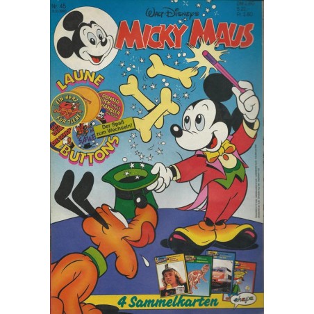 Micky Maus Nr. 45 / 31 Oktober 1990 - Laune Buttons ...