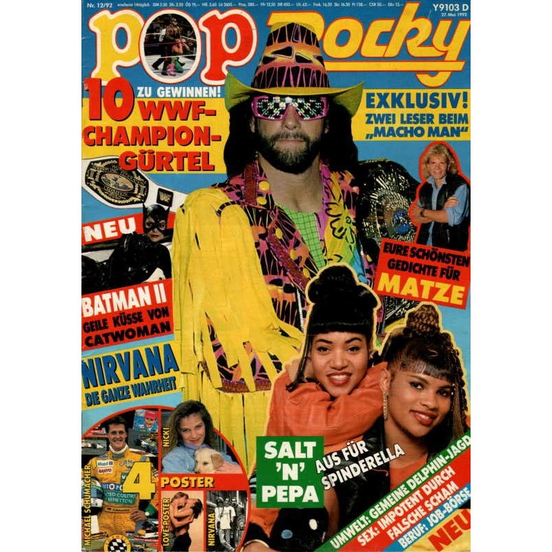 Pop Rocky Nr.12 / 27 Mai 1992 - Exklusiv Macho Man