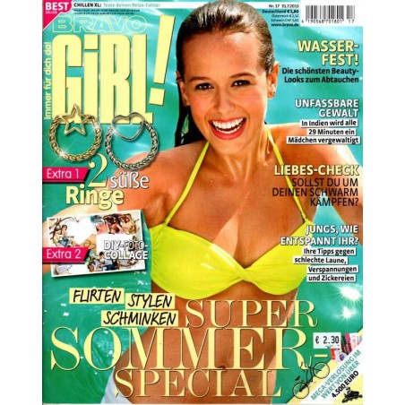 Bravo Girl Nr.17 / 31.7.2013 - Super Sommer Special