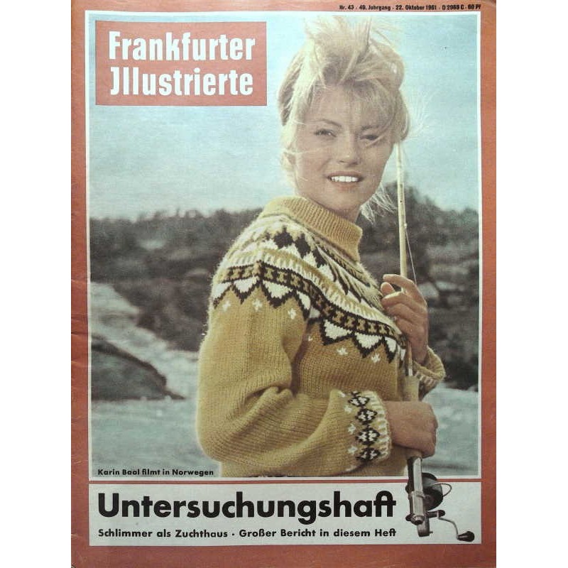 Frankfurter Illustrierte Nr.43 / 22 Okt. 1961 - Karin Baal