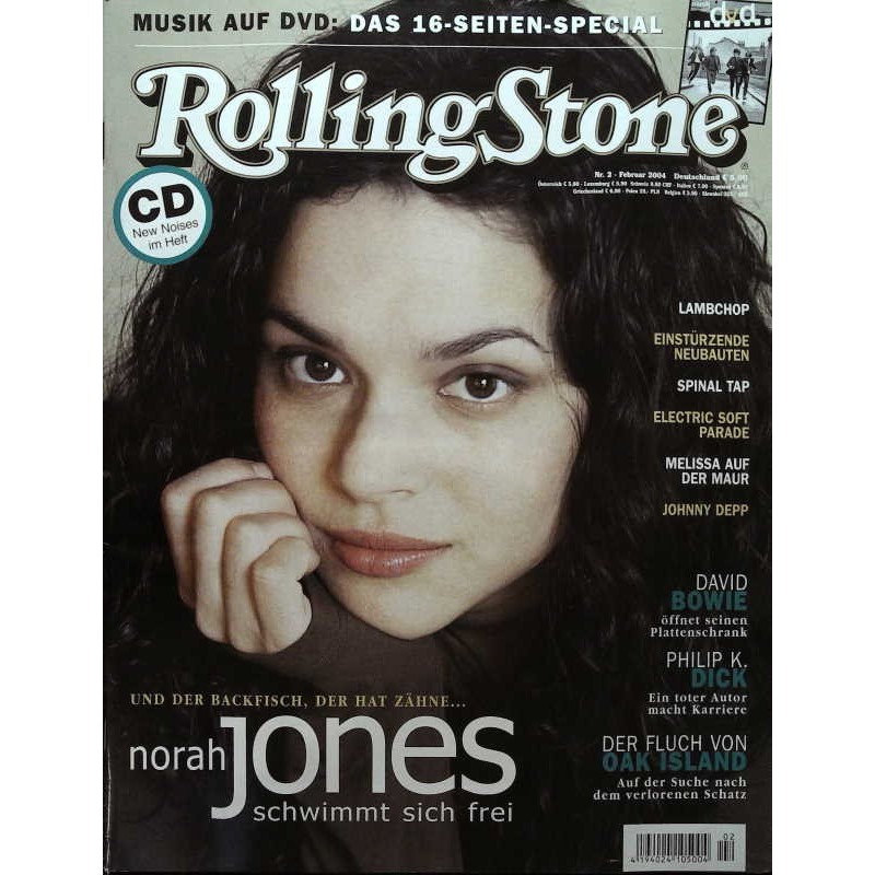 Rolling Stone Nr.2 / Februar 2004 & CD Vol. 63 - Norah Jones