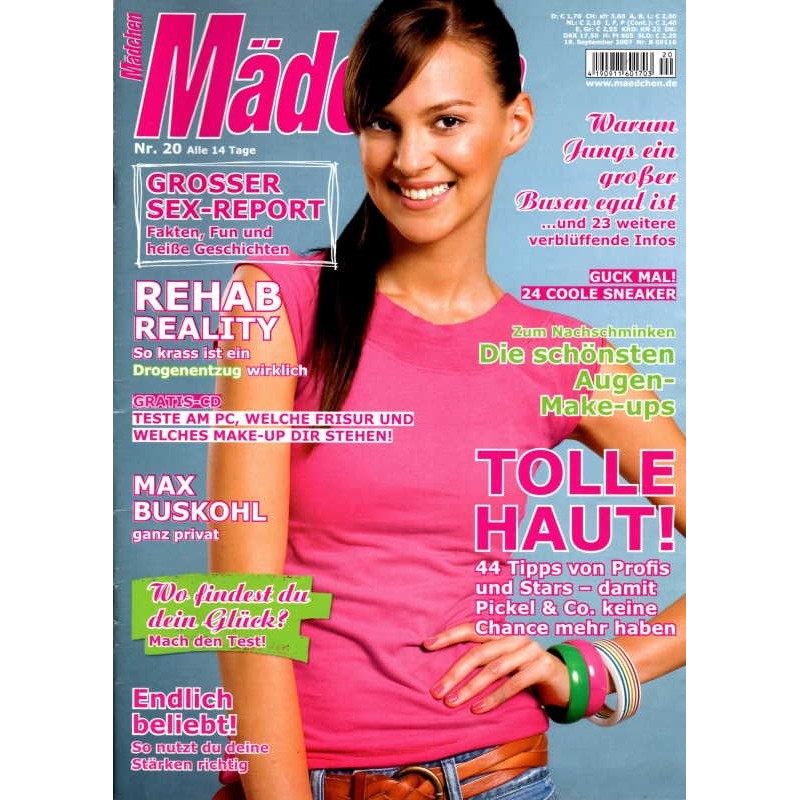 Mädchen Nr.20 / 19 September 2007 - Tolle Haut!