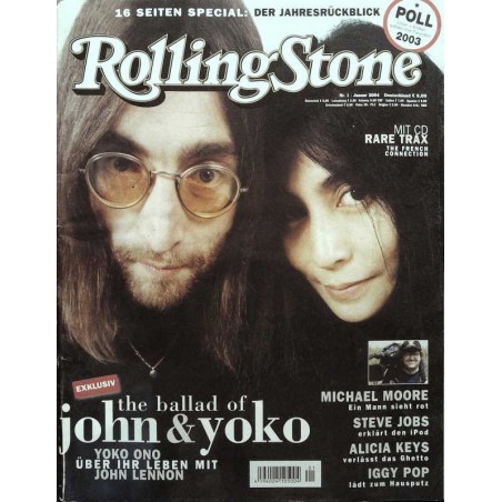 Rolling Stone Nr.1 / Januar 2004 & CD Vol. 31 - John & Yoko