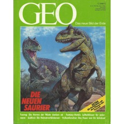 Geo Nr. 8 / Juli 1991 - Die neuen Saurier
