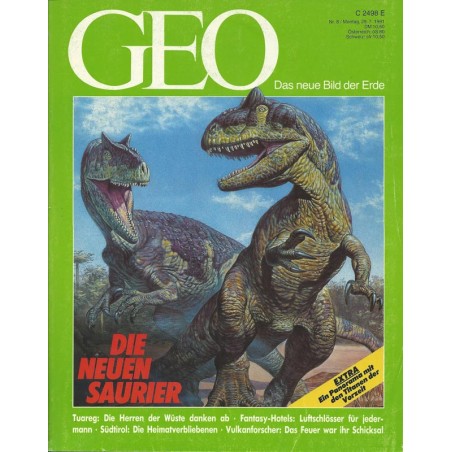 Geo Nr. 8 / Juli 1991 - Die neuen Saurier