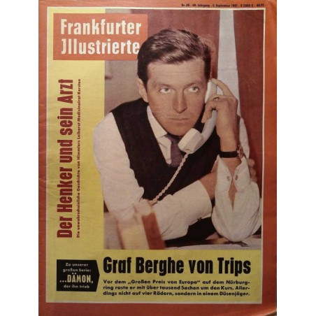 Frankfurter Illustrierte Nr.36 / 3 September 1961 - Graf Berghe von Trips