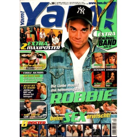 Yam! Nr.30 / 17 Juli 2002 - Robbie Williams