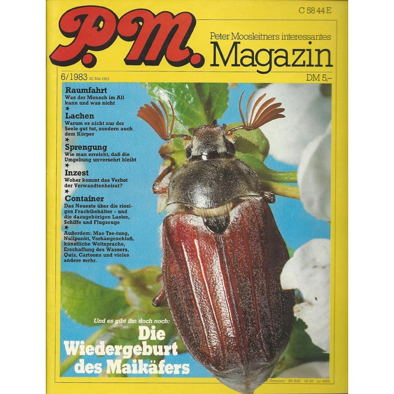 P.M. Ausgabe Juni 6/1983 - Die Wiedergeburt des Maikäfers