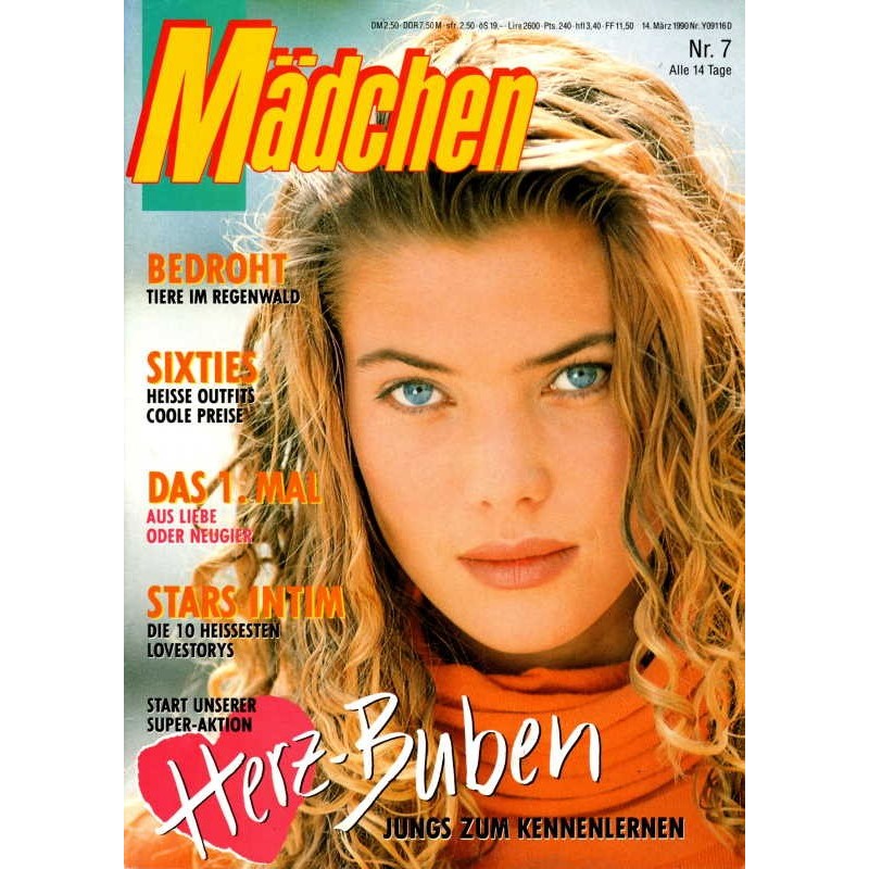 Mädchen Nr.7 / 14 März 1990 - Herz Buben