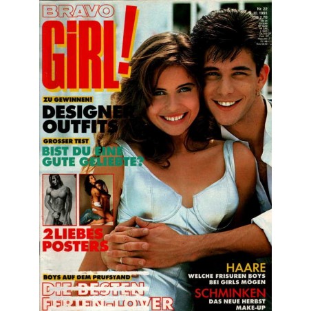 Bravo Girl Nr.22 / 9 Oktober 1991 - Designer Outfits