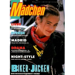 Mädchen Nr.19 / 30 August 1989 - Biker Jacken