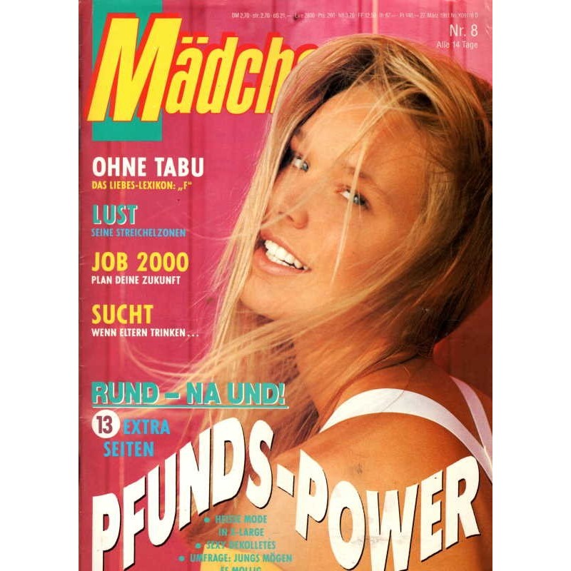 Mädchen Nr.8 / 27 März 1991 - Pfunds Power