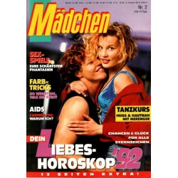 Mädchen Nr.2 / 31 Dezember 1991 - Liebes Horoskop 92