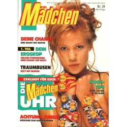 Mädchen Nr.24 / 6 November 1991 - Die Mädchen Uhr