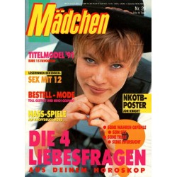 Mädchen Nr.20 / 11 September 1991 - Titelmodel 91