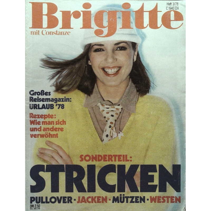 Brigitte Heft 3 / 26 Januar 1978 - Sonderteil Stricken