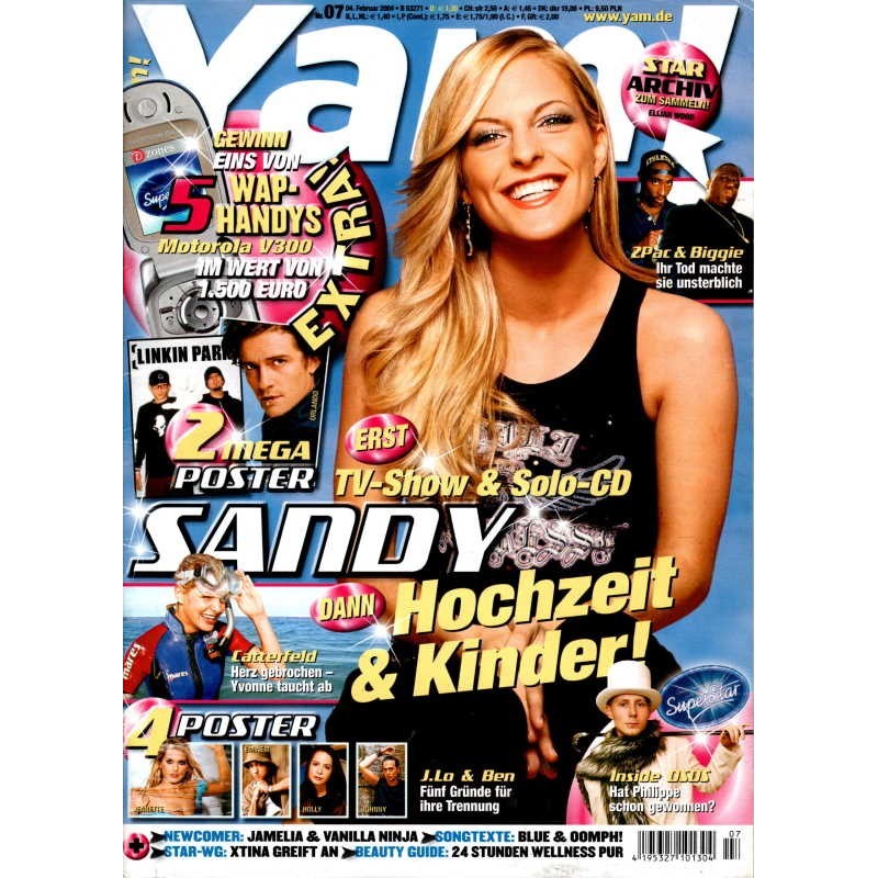Yam! Nr.7 / 4 Februar 2004 - Sandy Mölling