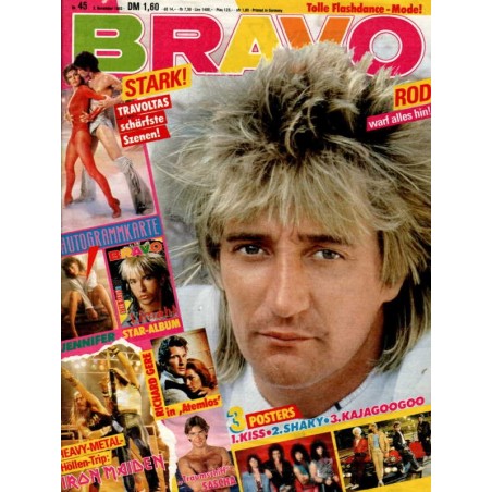 BRAVO Nr.45 / 3 November 1983 - Rod Stewart warf alles hin!