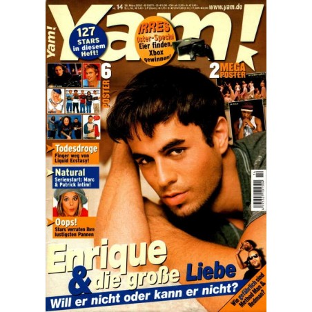 Yam! Nr.14 / 26 März 2002 - Enrique Iglesias