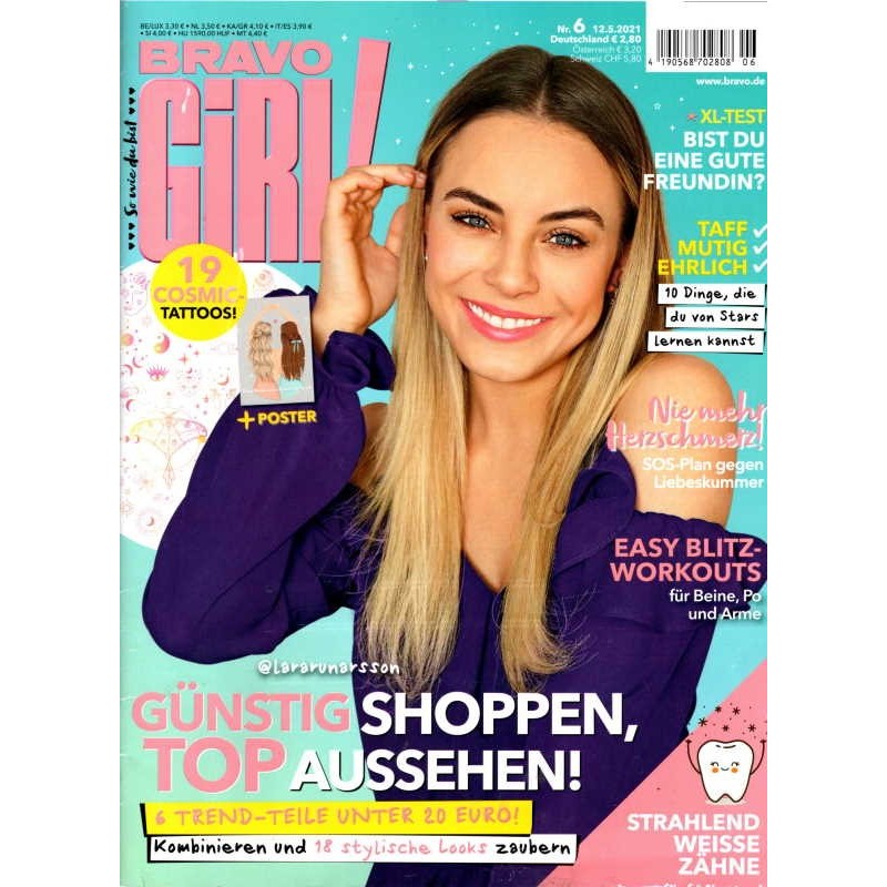Bravo Girl Nr.6 / 12.5.2021 - Günstig shoppen, top aussehen!