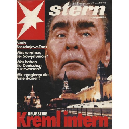 stern Heft Nr.47 / 18 November 1982 - Neue Serie Kreml intern