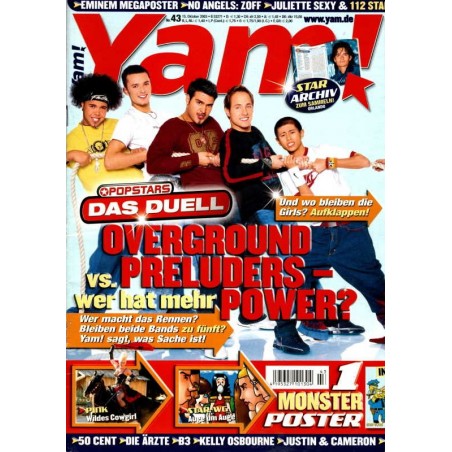 Yam! Nr.43 / 15 Oktober 2003 - Popstar Duell