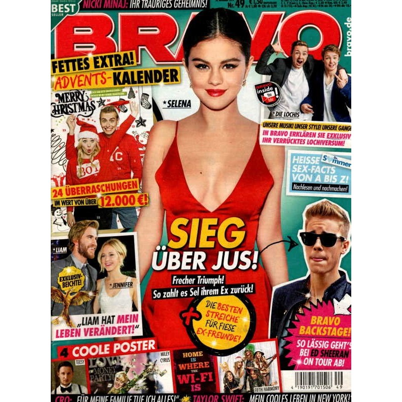 BRAVO Nr.49 / 26 November 2014 - Selena, sieg über Justin!